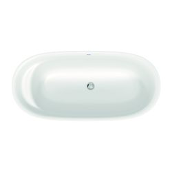 Duravit Cape Cod Badewanne 495x780x1650mm, Mattweiß, Oval, Freistehend, 2 Rück... DURAVIT-700459000000000 4063382014283 (Abb. 1)