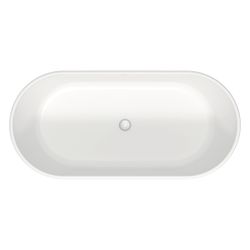 Duravit D-Neo Badewanne 475x750x1600mm, 295l, Mattweiß, Oval, Freistehend, 2 R... DURAVIT-700486000000000 4063382154996 (Abb. 1)