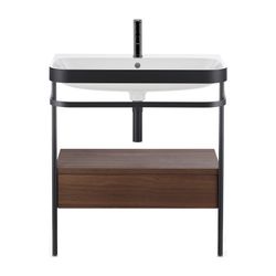 Duravit C.1 Einhebel-Waschtischmischer M, Mattschwarz, 5l/min, Hebelgriff, mit Ga... DURAVIT-C11020001046 4053424891743 (Abb. 1)