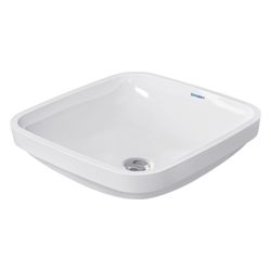 Duravit DuraStyle Einbauwaschtisch 400x400x150mm, Weiß Hochglanz, ohne HLB, mit Übe... DURAVIT-0373370000 4021534850677 (Abb. 1)
