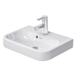 Duravit Happy D.2 Handwaschbecken 360x500x140mm, Weiß Hochglanz, WonderGliss, Rech... DURAVIT-07105000001 4021534856013 (Abb. 1)