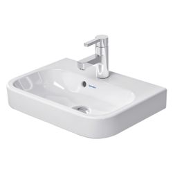 Duravit Happy D.2 Handwaschbecken 360x500x140mm, Weiß Hochglanz, Rechteckig,1 Wasch... DURAVIT-0710500000 4021534856006 (Abb. 1)