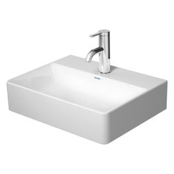 Duravit DuraSquare Handwaschbecken 350x450x140mm, Weiß Hochglanz, DuraCeram, Rechte... DURAVIT-0732450070 4053424324418 (Abb. 1)