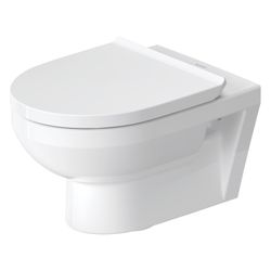 Duravit No.1 Wand-WC 540x365x350mm, Weiß Hochglanz, 4,5l, Tiefspüler, rimless, waag... DURAVIT-2562090000 4053424051710 (Abb. 1)