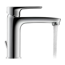 Duravit B.1 Einhebel-Waschtischmischer M, Chrom, 5l/min, Hebelgriff, mit Garnitur... DURAVIT-B11020001010 7612158494193 (Abb. 1)