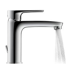 Duravit B.1 Einhebel-Waschtischmischer M, Chrom, 5l/min, Hebelgriff, mit Garnitur... DURAVIT-B11020001010 7612158494193 (Abb. 1)