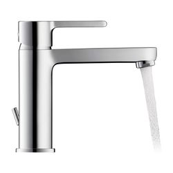 Duravit B.2 Einhebel-Waschtischmischer M, Chrom, 5l/min, Hebelgriff, mit Garnitur... DURAVIT-B21020001010 7612158494353 (Abb. 1)
