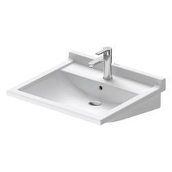 Duravit Starck 3 Waschtisch 545x600x200mm wandhäng., Weiß Hochglanz, Rechteckig, 1 ... DURAVIT-0309600000 4021534318245 (Abb. 1)
