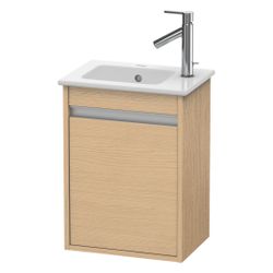 Duravit Ketho Waschtischunterbau wandh. 285x400x550mm L, Natur Eiche Matt, Griffle... DURAVIT-KT6417L3030 4063382082787 (Abb. 1)