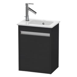 Duravit Ketho Waschtischunterbau wandh. 285x400x550mm, R Eiche Mattschwarz, Griffl... DURAVIT-KT6417R1616 4063382084262 (Abb. 1)