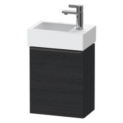 Duravit D-Neo Waschtischunterbau wandh. 222x364x440mm Eiche Mattschwarz Griff ... DURAVIT-DE4218LBD160000 4067116121490 (Abb. 1)
