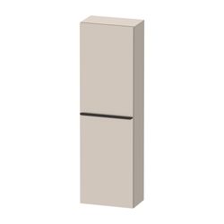 Duravit D-Neo Halbhochschrank, Dekor 240x400x1320mm, Taupe Matt, 1 Tür L, 4 Gl... DURAVIT-DE1318LBD910000 4067116124682 (Abb. 1)