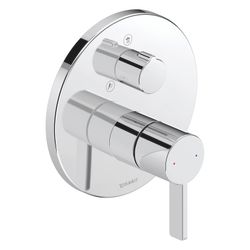 Duravit D-Neo Einhebel-Brausemischer Unterputz, 2 Verbraucher, Chrom, Handbrause,... DURAVIT-DE4210012010 4063382162953 (Abb. 1)