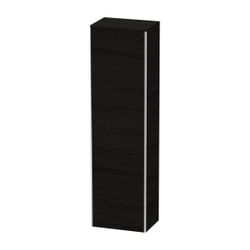Duravit XSquare Hochschrank Lack 356x500x1776mm Eiche Mattschwarz, 1 Tür L, Griffl... DURAVIT-XS1313L1616 4063382138972 (Abb. 1)