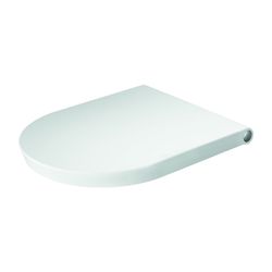 Duravit White Tulip WC-Sitz Weiß Hochglanz, 372x65x466mm, mit Absenkautomatik, Sitz... DURAVIT-0027090000 4063382101730 (Abb. 1)