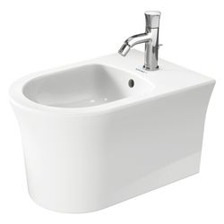 Duravit White Tulip Wandbidet 540x370x315mm, Weiß Hochglanz, 1 HL, HLB, Überlauf, v... DURAVIT-2293150000 4053424980379 (Abb. 1)