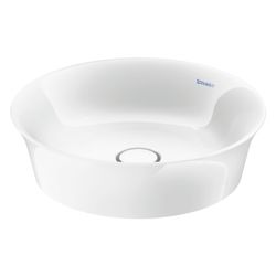 Duravit White Tulip Aufsatzbecken 430mm, Weiß Hochglanz, DuraCeram, rund, ohne Über... DURAVIT-2362430079 4063382135186 (Abb. 1)
