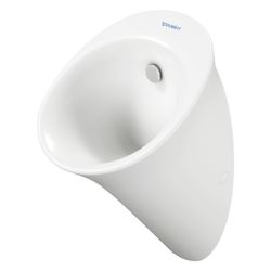 Duravit White Tulip Urinal 340x320x580mm Weiß Hochglanz Rimless, Absauger, mit Spül... DURAVIT-2817300000 4063382018038 (Abb. 1)