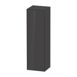 Duravit White Tulip Halbhochschrank Lack 360x400x1320mm Graphit Hochglanz, 1 Tür R... DURAVIT-WT1332RH1H1 4063382122759 (Abb. 1)