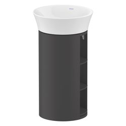 Duravit White Tulip Waschtischunterbau bodenstehend 410x410x750mm, Graphit Seidenm... DURAVIT-WT423905858 4063382115294 (Abb. 1)