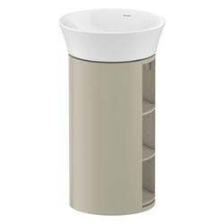 Duravit White Tulip Waschtischunterbau bodenstehend 410x410x750mm, Taupe Seidenmat... DURAVIT-WT423906060 4063382115300 (Abb. 1)