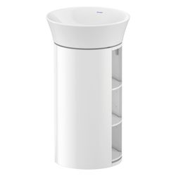 Duravit White Tulip Waschtischunterbau bodenstehend 410x410x750mm, Weiß Hochglanz ... DURAVIT-WT423908585 4063382115317 (Abb. 1)