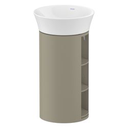 Duravit White Tulip Waschtischunterbau bodenstehend 410x410x750mm, Steingrau Hochg... DURAVIT-WT42390H2H2 4063382115249 (Abb. 1)
