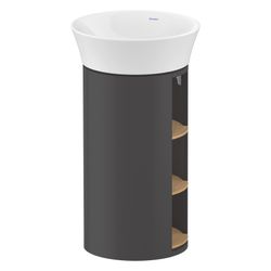 Duravit White Tulip Waschtischunterbau bodens. 410x410x750mm, Eiche Natur Matt/Gra... DURAVIT-WT42390H5H1 4063382115331 (Abb. 1)