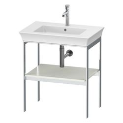 Duravit White Tulip Metallkonsole 450x684x760mm, Weiß Seidenmatt, 1 Ablagefläche, ... DURAVIT-WT454003636 4063382125903 (Abb. 1)