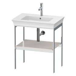 Duravit White Tulip Metallkonsole 450x684x760mm, Nordic Weiß Seidenmatt, 1 Ablagef... DURAVIT-WT454003939 4063382125910 (Abb. 1)