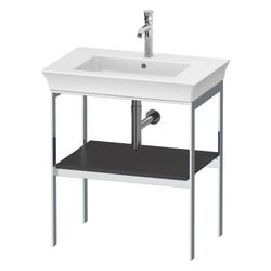 Duravit White Tulip Metallkonsole 450x684x760mm, Graphit Seidenmatt, 1 Ablagefläch... DURAVIT-WT454005858 4063382125927 (Abb. 1)