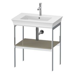 Duravit White Tulip Metallkonsole 450x684x760mm, Steingrau Hochglanz, 1 Ablagefläc... DURAVIT-WT45400H2H2 4063382125873 (Abb. 1)