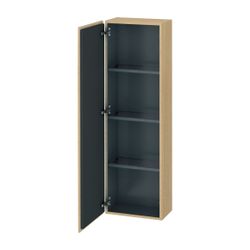 Duravit L-Cube Halbhochschrank Dekor 243x400x1320mm Natur Eiche Matt, 1 Tür L, 3 G... DURAVIT-LC1168L3030 4063382089243 (Abb. 1)