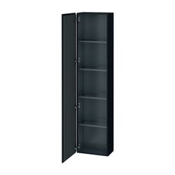 Duravit L-Cube Hochschrank Echtholzfurnier 243x400x1760mm Eiche Mattschwarz, 1 Tür... DURAVIT-LC1170L1616 4063382092045 (Abb. 1)