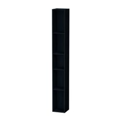 Duravit L-Cube Regalelement Wandmontage 180x180x1400mm, Eiche Schwarz, 5 oF, mit B... DURAVIT-LC120601616 4063382092267 (Abb. 1)