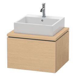 Duravit L-Cube Konsolenwaschtischunterbau wandh. 547x620x400mm ohne KSP Natur Eich... DURAVIT-LC581003030 4063382089618 (Abb. 1)