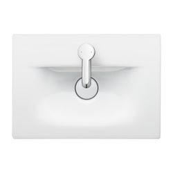 Duravit C.1 Einhebel-Waschtischmischer S, Chrom, 5l/min, Hebelgriff, mit Garnitur... DURAVIT-C11010001010 7612158491000 (Abb. 1)