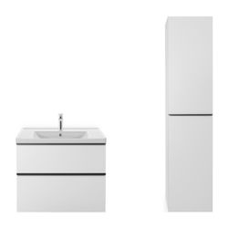 Duravit D-Neo Waschtisch 480x800x165mm, Weiß Hochglanz, Rechteckig, 1 Waschplatz/HL... DURAVIT-2367800000 4053424981970 (Abb. 1)