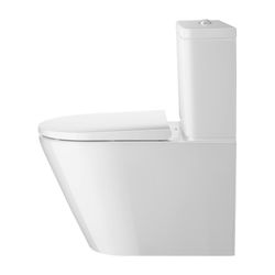 Duravit D-Neo WC-Sitz D-shaped Weiß Hochglanz, 376x43x441mm, ohne Absenkautomatik, ... DURAVIT-0021610000 4063382017178 (Abb. 1)