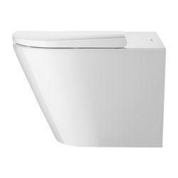 Duravit D-Neo WC-Sitz D-shaped Weiß Hochglanz, 376x43x441mm, ohne Absenkautomatik, ... DURAVIT-0021610000 4063382017178 (Abb. 1)