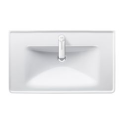 Duravit D-Neo Waschtisch 480x800x165mm, Weiß Hochglanz, Rechteckig, 1 Waschplatz/HL... DURAVIT-2367800000 4053424981970 (Abb. 1)