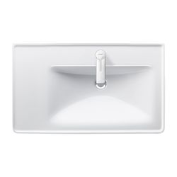 Duravit D-Neo Waschtisch 480x800x160mm, Weiß Hochglanz, Rechteckig, 1 Waschplatz R,... DURAVIT-2370800000 4063382016829 (Abb. 1)
