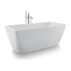 Duravit C.1 Einhebel-Wannenmischer bodenstehend, Chrom HG, Ausladung 201mm, Chrom... DURAVIT-C15250000010 7612158492168 (Abb. 1)