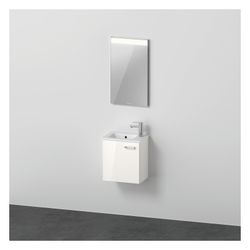 Duravit XBase Möbelwaschtisch, Waschtischunterbau, Spiegel 288x400x2000mm, 1 Tür L... DURAVIT-XB0065L4545 4063382163936 (Abb. 1)
