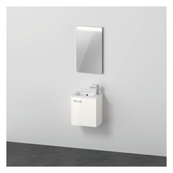 Duravit XBase Möbelwaschtisch, Waschtischunterbau, Spiegel 288x400x2000mm, 1 Tür R... DURAVIT-XB0065R4545 4063382163974 (Abb. 1)
