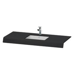 Duravit DuraStyle Konsole variabel 550x800-2000x100mm wandhäng., Eiche Mattschwarz... DURAVIT-DS828C01616 4063382149695 (Abb. 1)