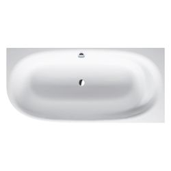 Duravit Cape Cod Badewanne 510x900x1900mm, Mattweiß, Halbrund, Ecke R, 1 Rücke... DURAVIT-700363000000000 4021534986468 (Abb. 1)
