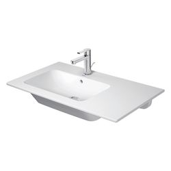 Duravit ME by Starck Waschtisch 490x830x180mm, WonderGliss, Weiß Hochglanz, Rechte... DURAVIT-23458300601 4053424506234 (Abb. 1)