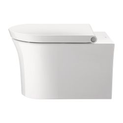 Duravit White Tulip WC-Sitz Weiß Hochglanz, 372x65x466mm, mit Absenkautomatik, Sitz... DURAVIT-0027090000 4063382101730 (Abb. 1)