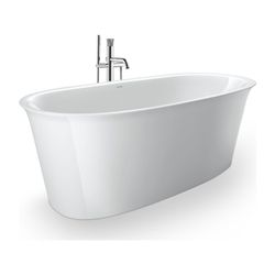 Duravit White Tulip Einhebel-Wannenmischer bodenstehend, Chrom HG, Ausl. 200mm, C... DURAVIT-WT5250000010 4063382162939 (Abb. 1)